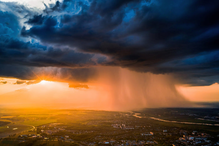 Wasserkreislauf Verdunstung Regenschauer