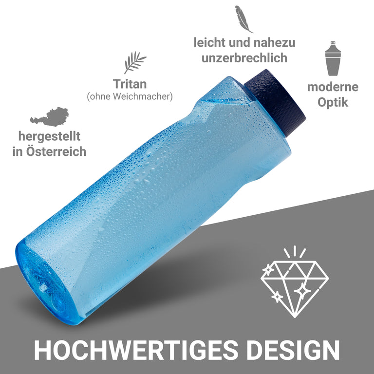 Kavodrink Premium Blau Trinkflasche 800 ml