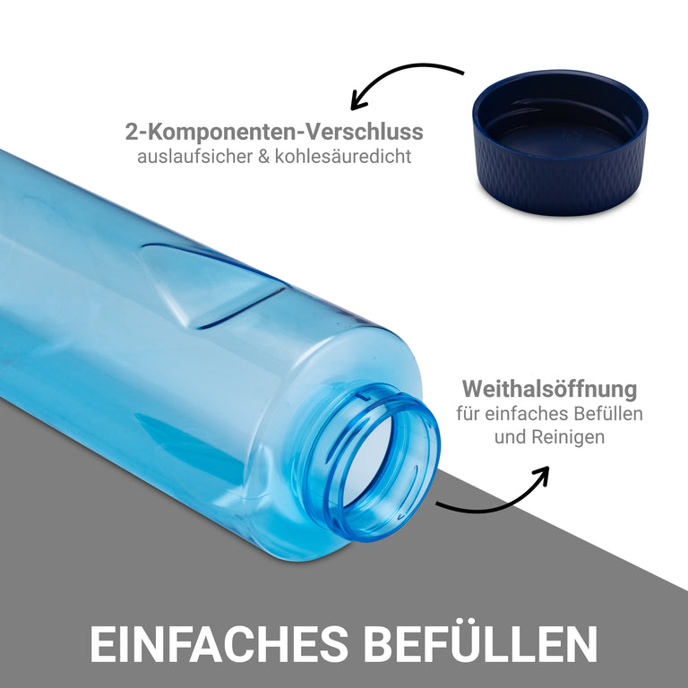 Kavodrink Premium Blau Trinkflasche 800 ml