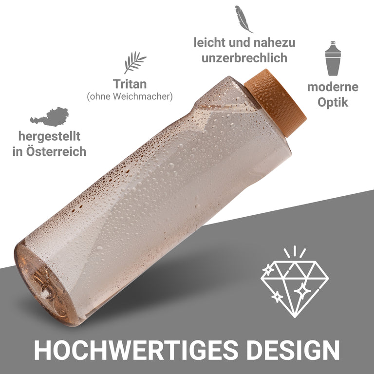 Kavodrink Premium Braun Trinkflasche 800 ml