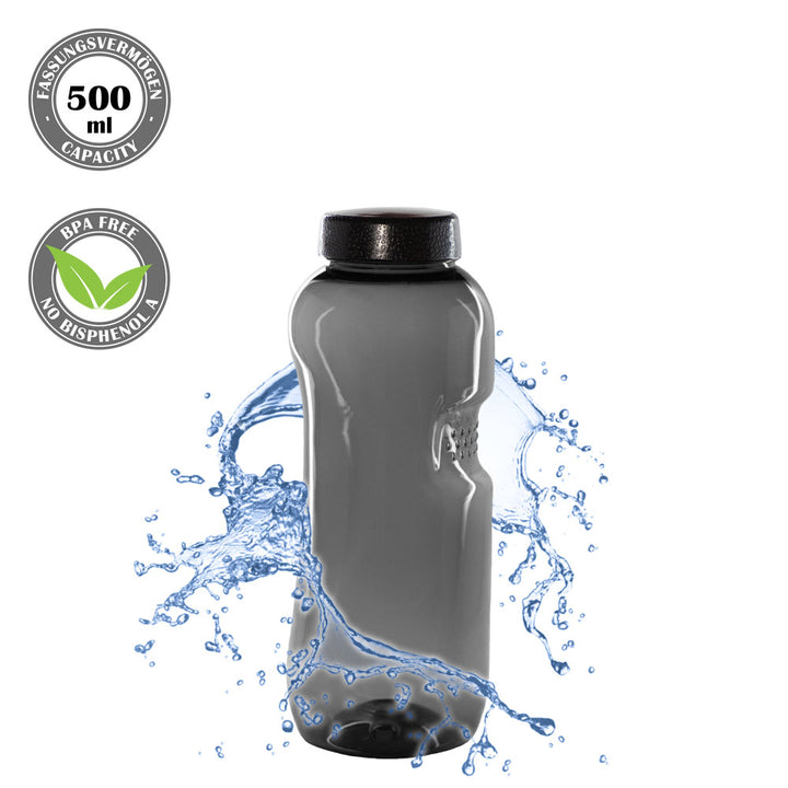 Kavodrink Classic Trinkflasche 0,5 Liter schwarz