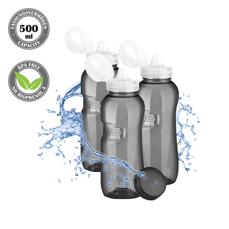 Kavodrink Classic Sport Trinkflasche 0,5 Liter schwarz