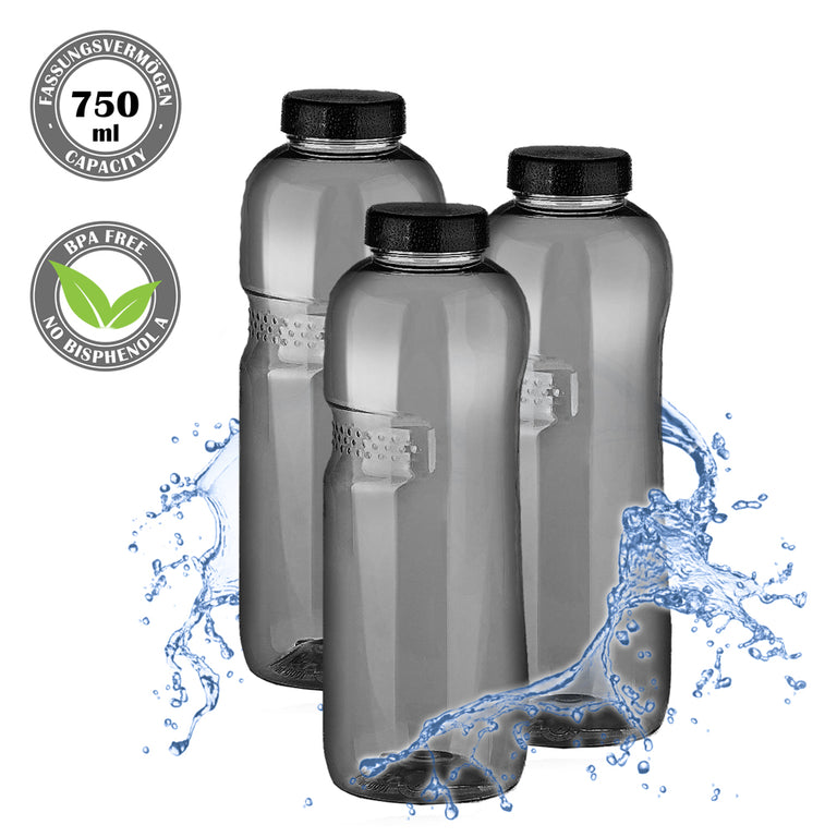 Kavodrink Classic Trinkflasche 0,75 Liter schwarz