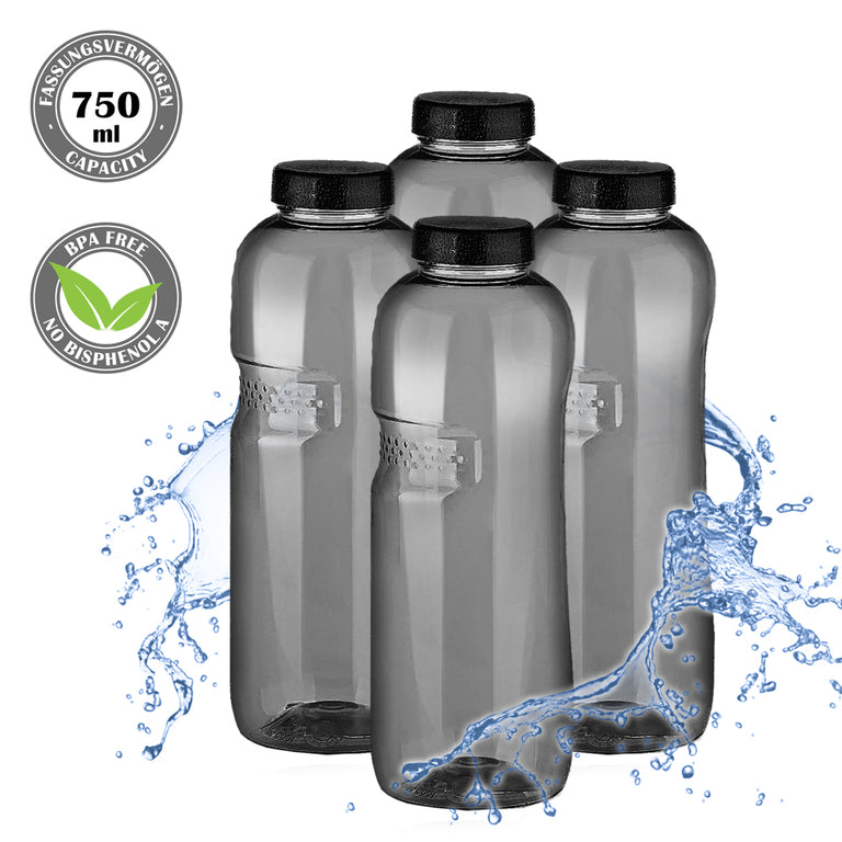 Kavodrink Classic Trinkflasche 0,75 Liter schwarz