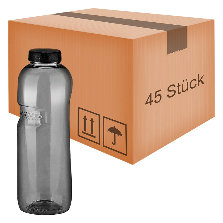 Kavodrink Classic Trinkflasche 1 Liter schwarz